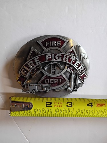Firemen belt buckle - firemen,